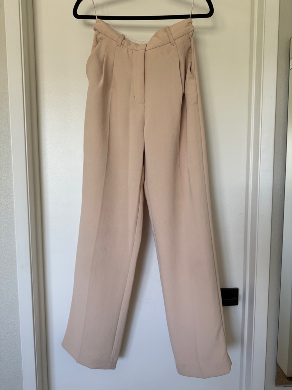 Aritzia Wilfred Effortless Pant in Flax Beige (4)
